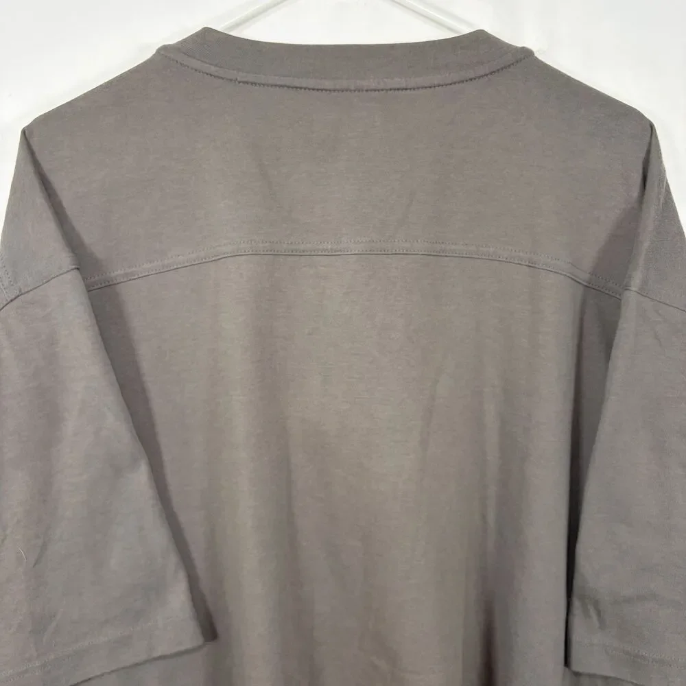 Duluth Trading Henley T Shirt Mens Size 2XL XXL Gray Short Sleeve Coolmax Poly - Picture 9 of 11